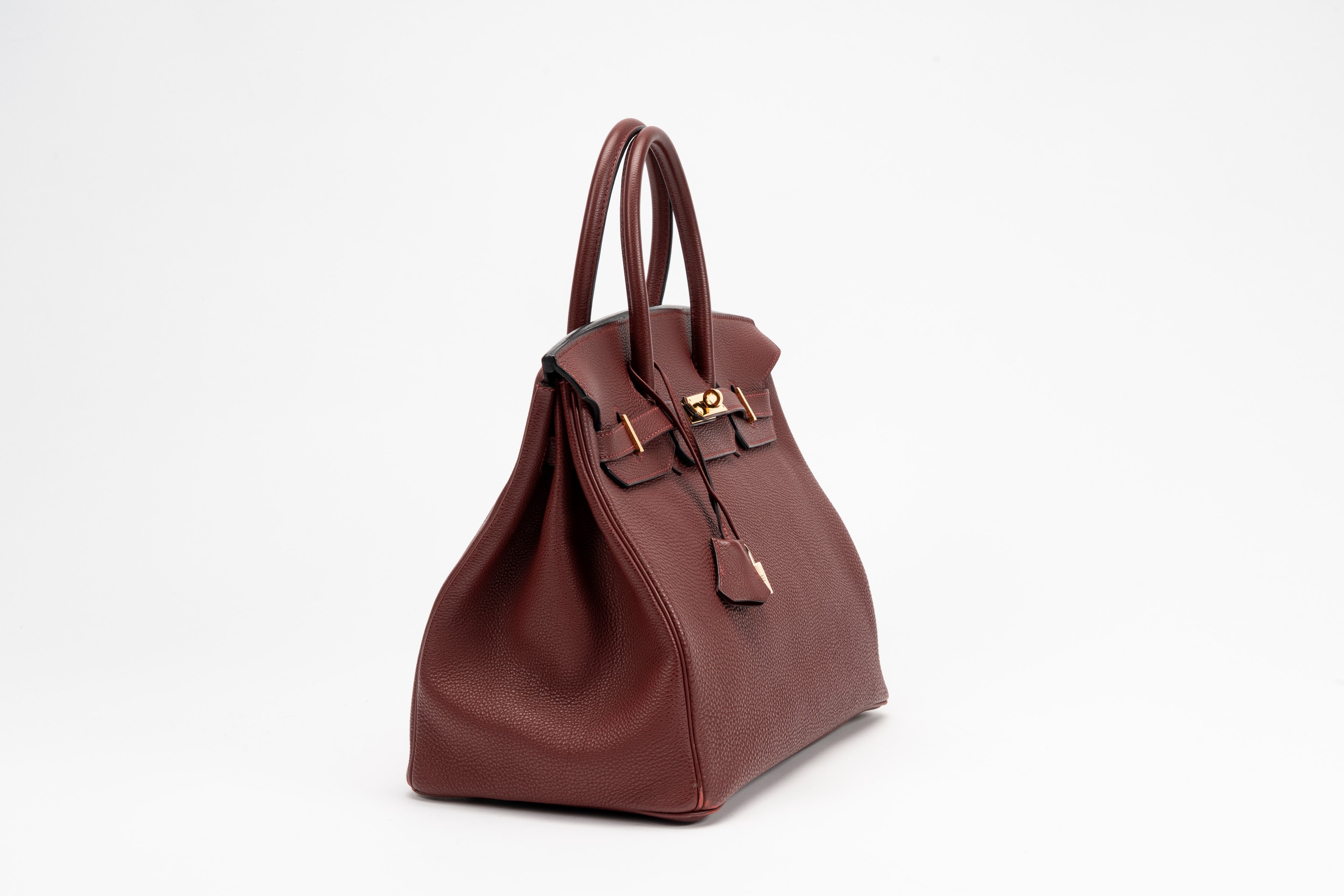 Hermès - Borsa Birkin 35 in pelle Togo, color Rouge H, anno 2003