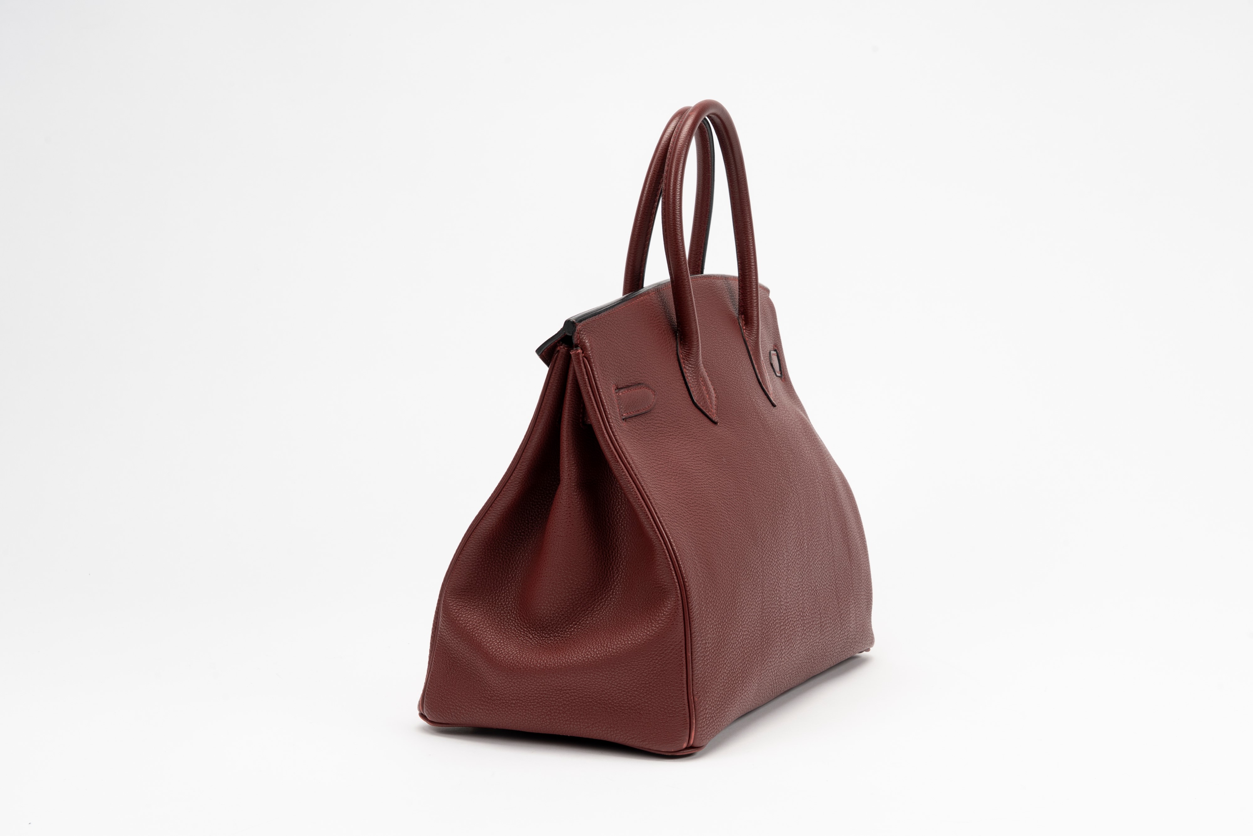 Hermès - Borsa Birkin 35 in pelle Togo, color Rouge H, anno 2003