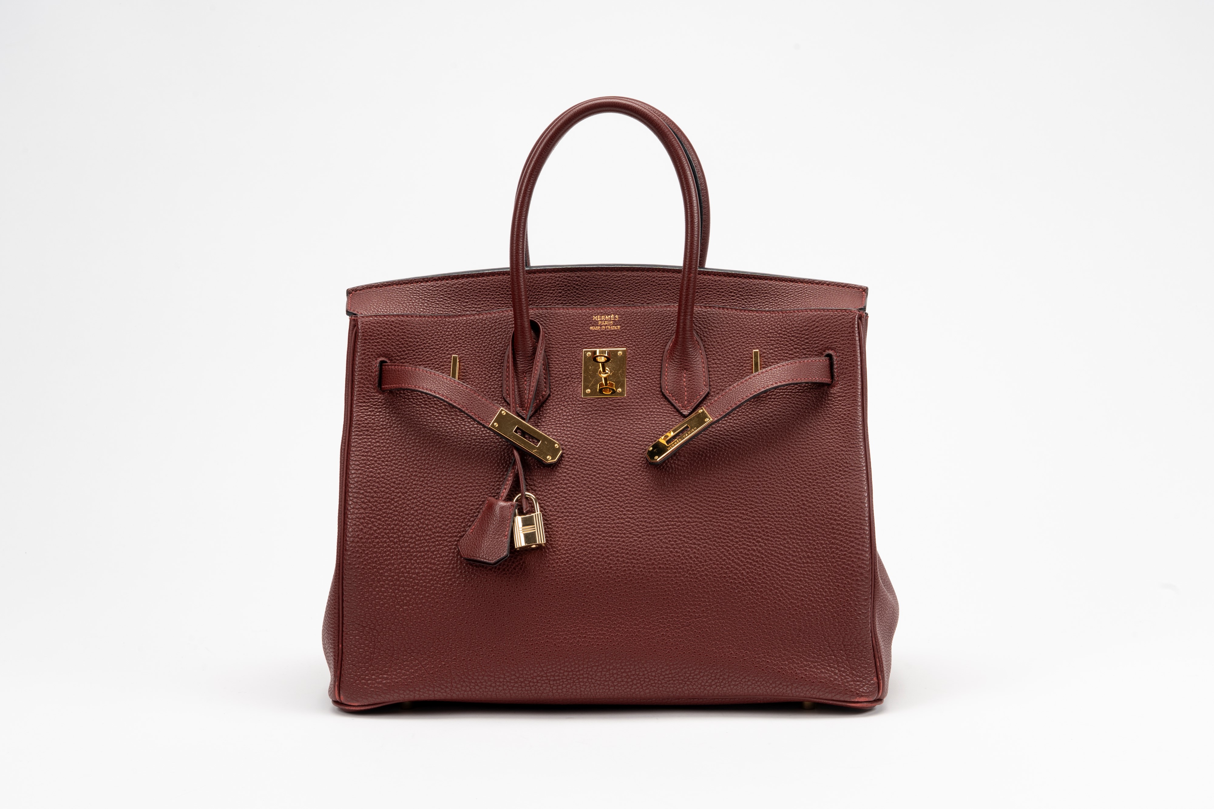 Hermès - Borsa Birkin 35 in pelle Togo, color Rouge H, anno 2003
