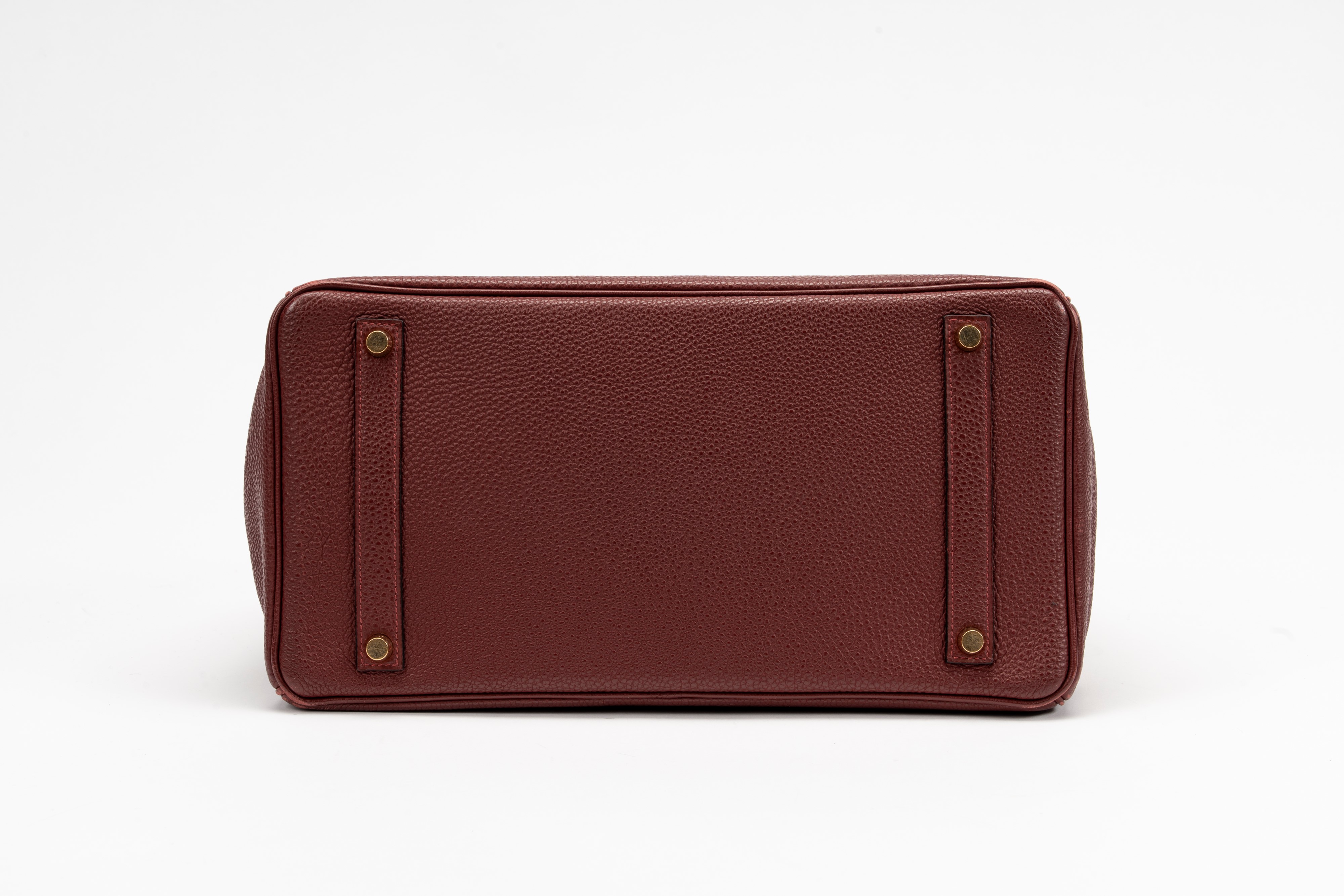 Hermès - Borsa Birkin 35 in pelle Togo, color Rouge H, anno 2003
