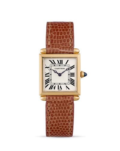 Orologio Tank Obus 1630 in oro 18k