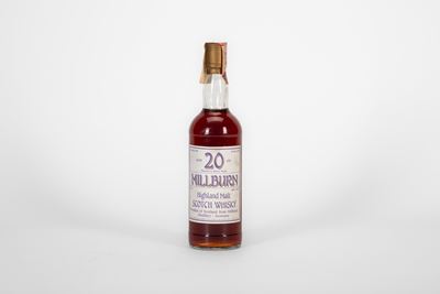 Millburn, 20 Year Old Highland Malt Scotch Whisky, Distillato 1966, Bottigliato 1986, 75 cl, 40% ...