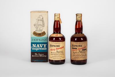 Hopkins Navy Supreme 12 Year Old Blended Scotch Whisky (2 Bt)