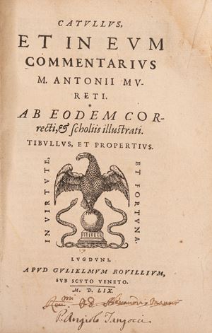 And in eum commentarius M. Antonii Mureti