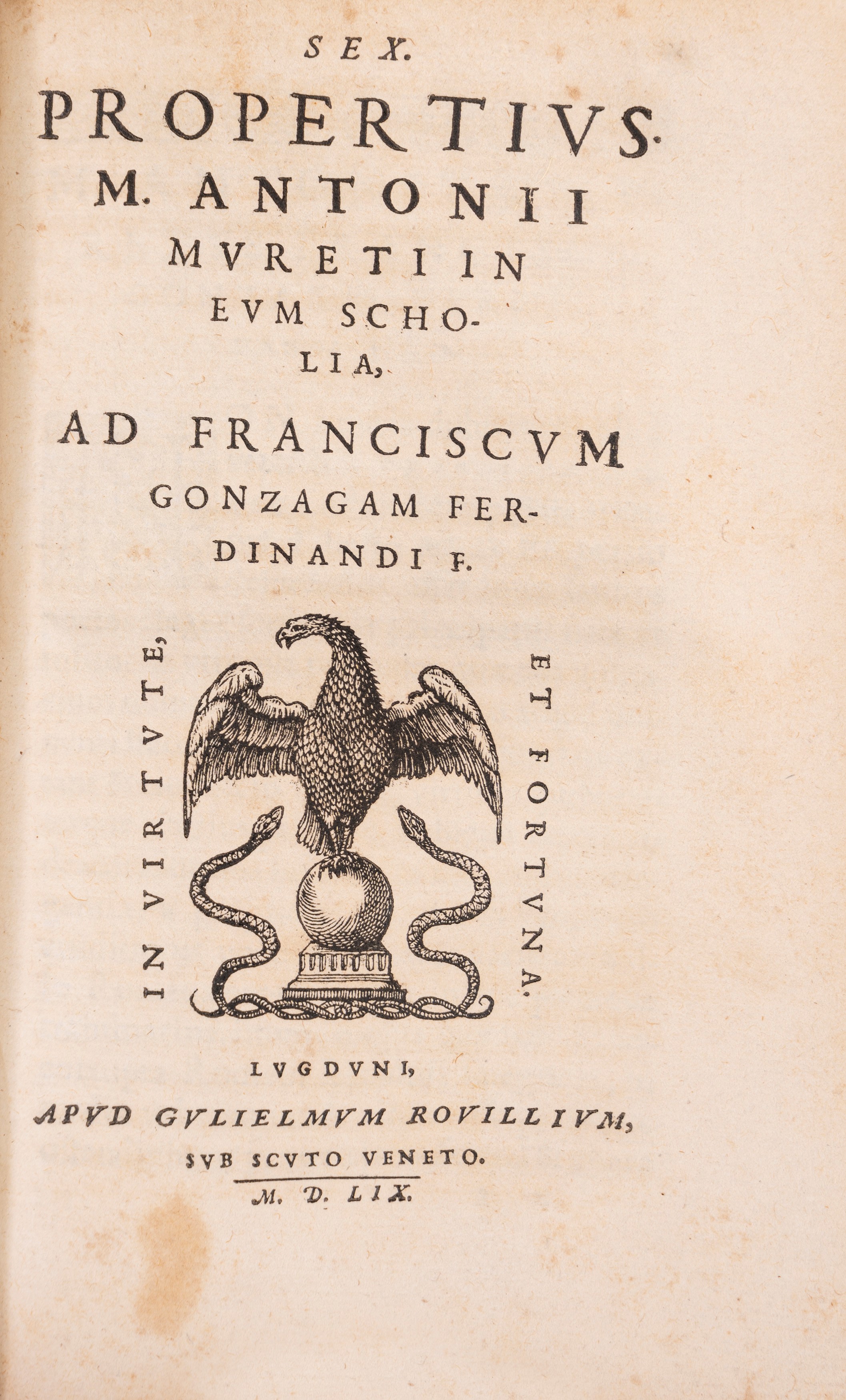 Catullo, Gaio Valerio - Catullo, Et in eum commentarius M. Antonii Mureti, poesia, 1559