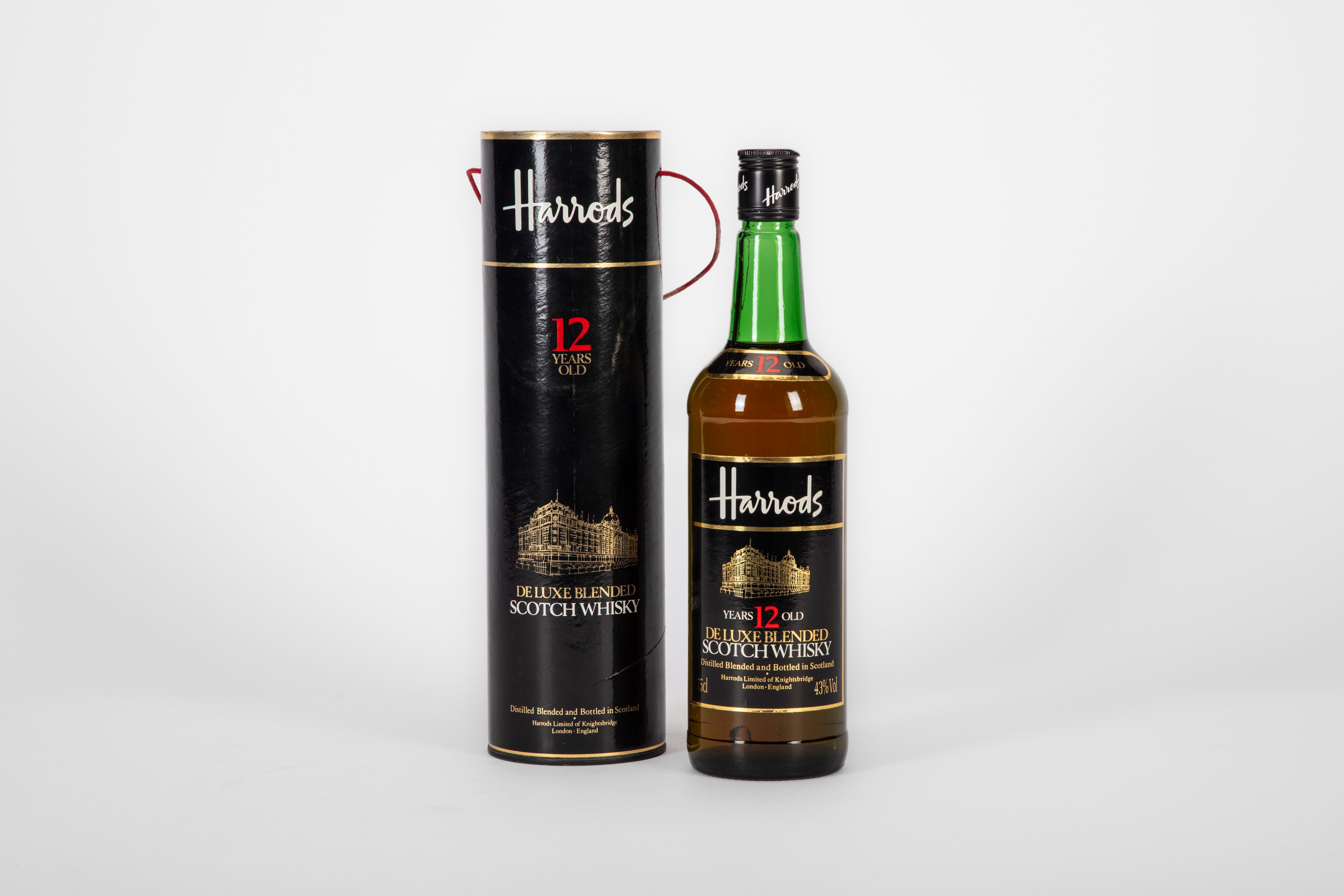 Scozia - Harrods 12 Year Old De Luxe Blended Scotch Whisky