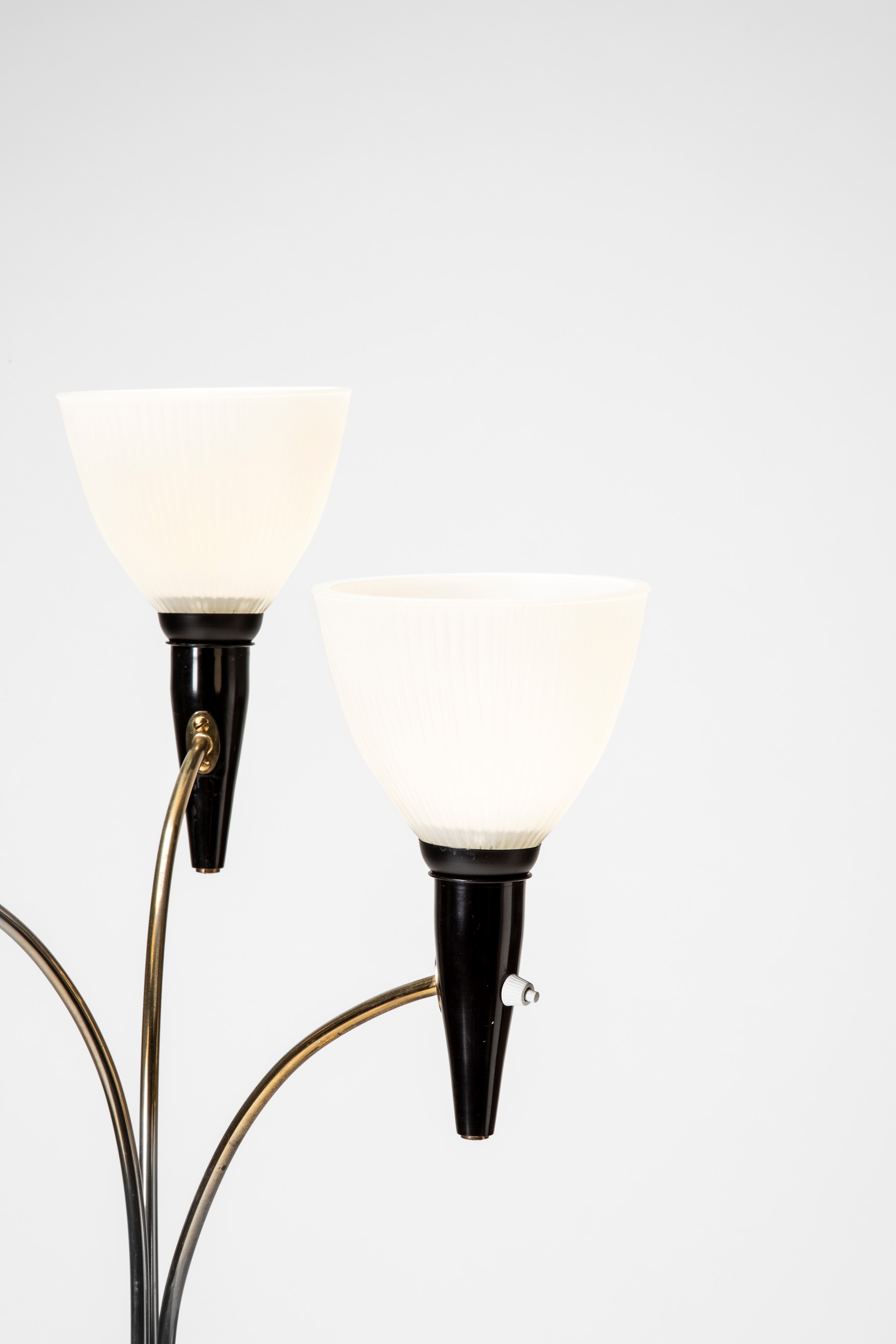 Manifattura Italiana - Lampada da terra a tre luci, design italiano circa 1960