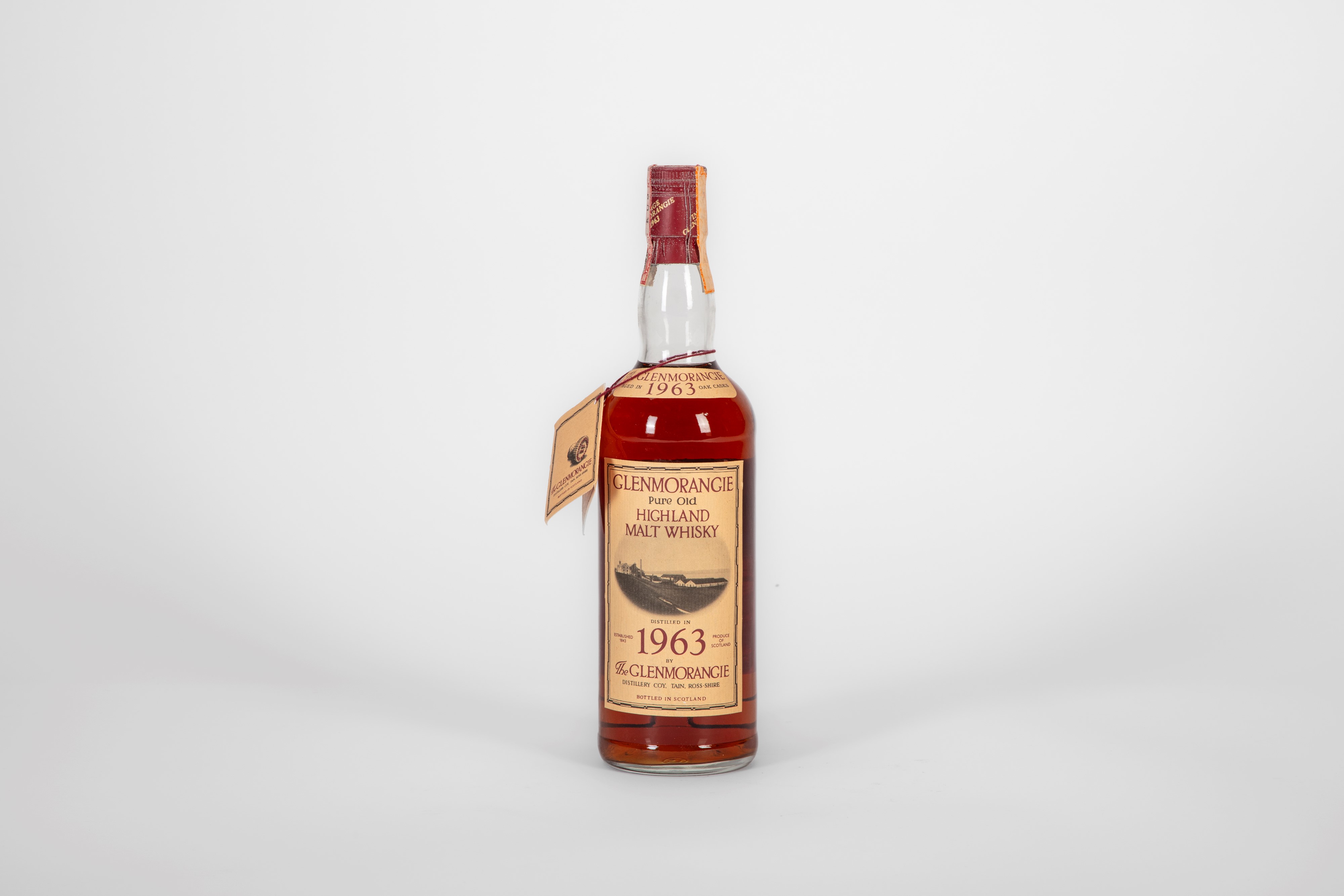 Scozia - Glenmorangie, Pure Old Highland Malt Whisky, Distillato nel 1963, 75 CL, 43% VOL
