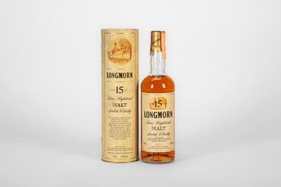 Longmorn, Pure Highland Malt Scotch Whisky (1980s), 15 anni
