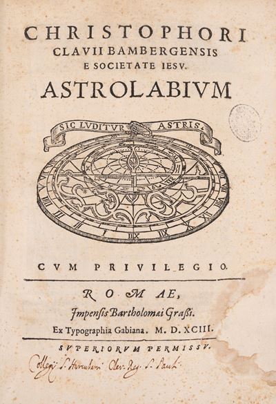 Astrolabium – Trattato astronomico del 1593