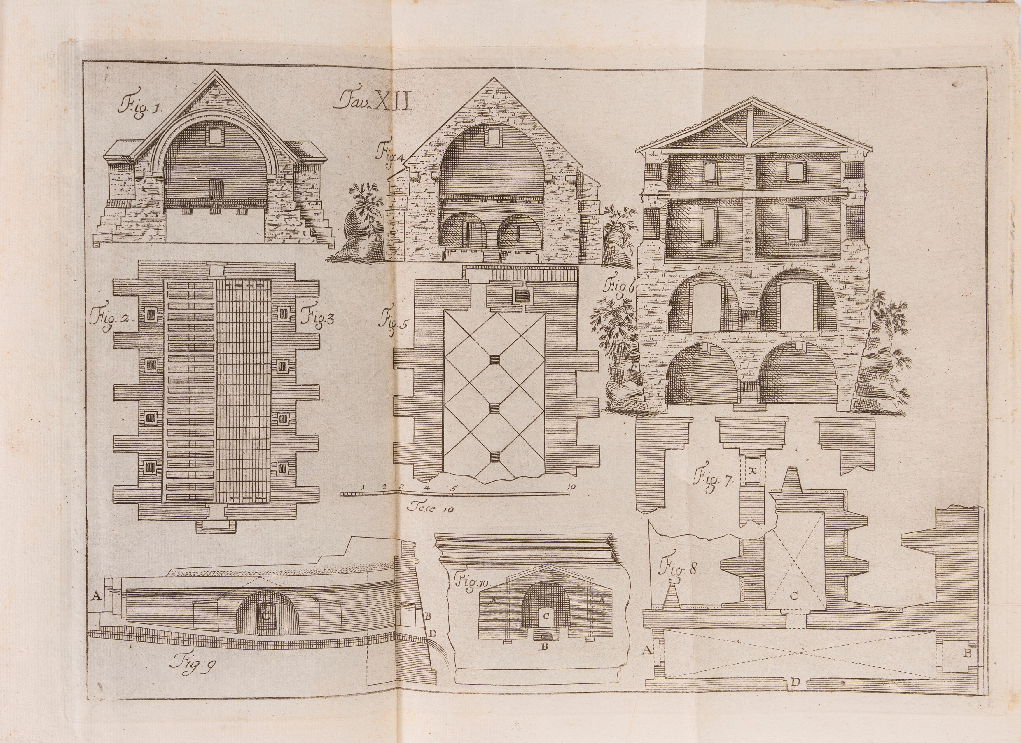 Antonio Soliani Raschini - Trattato di fortificazione moderna per giovani militari italiani, 1748