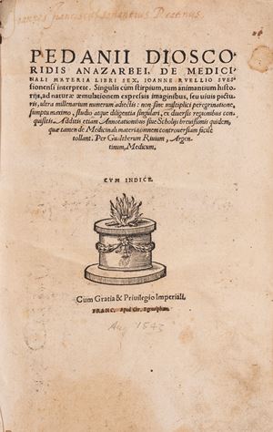 De medicinali materia libri sex