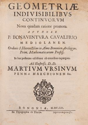 Geometry indivisibilibus continuousum nova quadam ratione promota