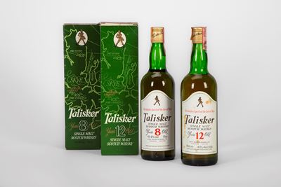 Talisker, 8 e 12 anni - Bottiglie degli anni '70