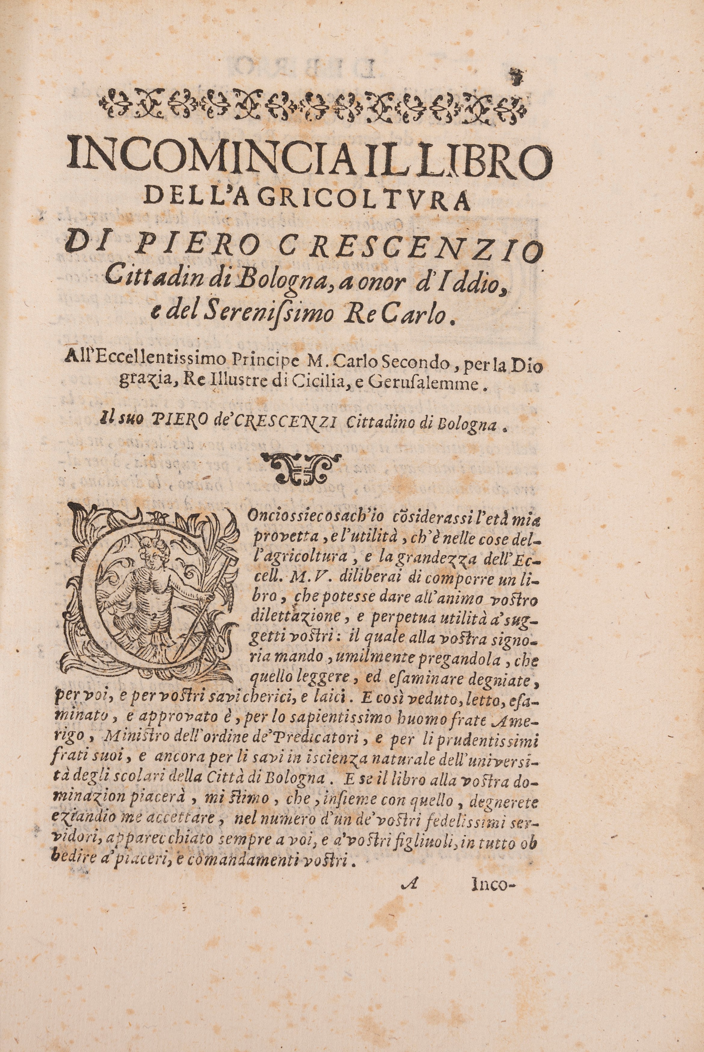 Piero De' Crescenzi - Trattato dell'agricoltura, 1605