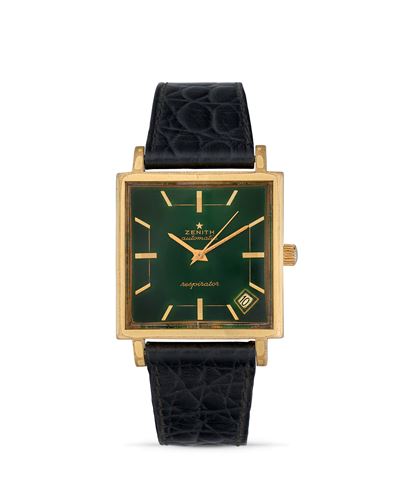 Orologio Respirator, Quadrante verde con movimento automatico, anni '70