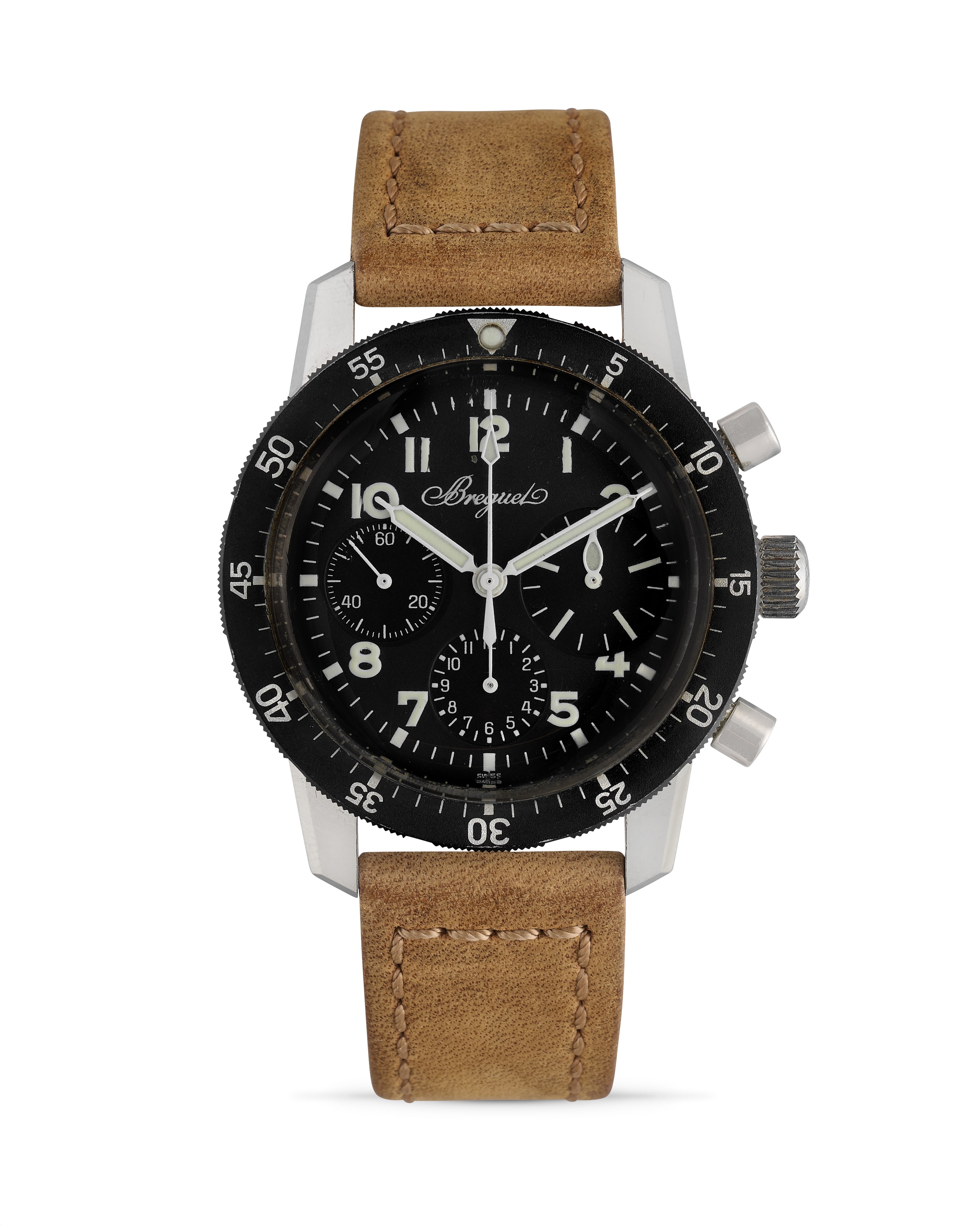 Breguet - Cronografo Type 20, acciaio, anni '70
