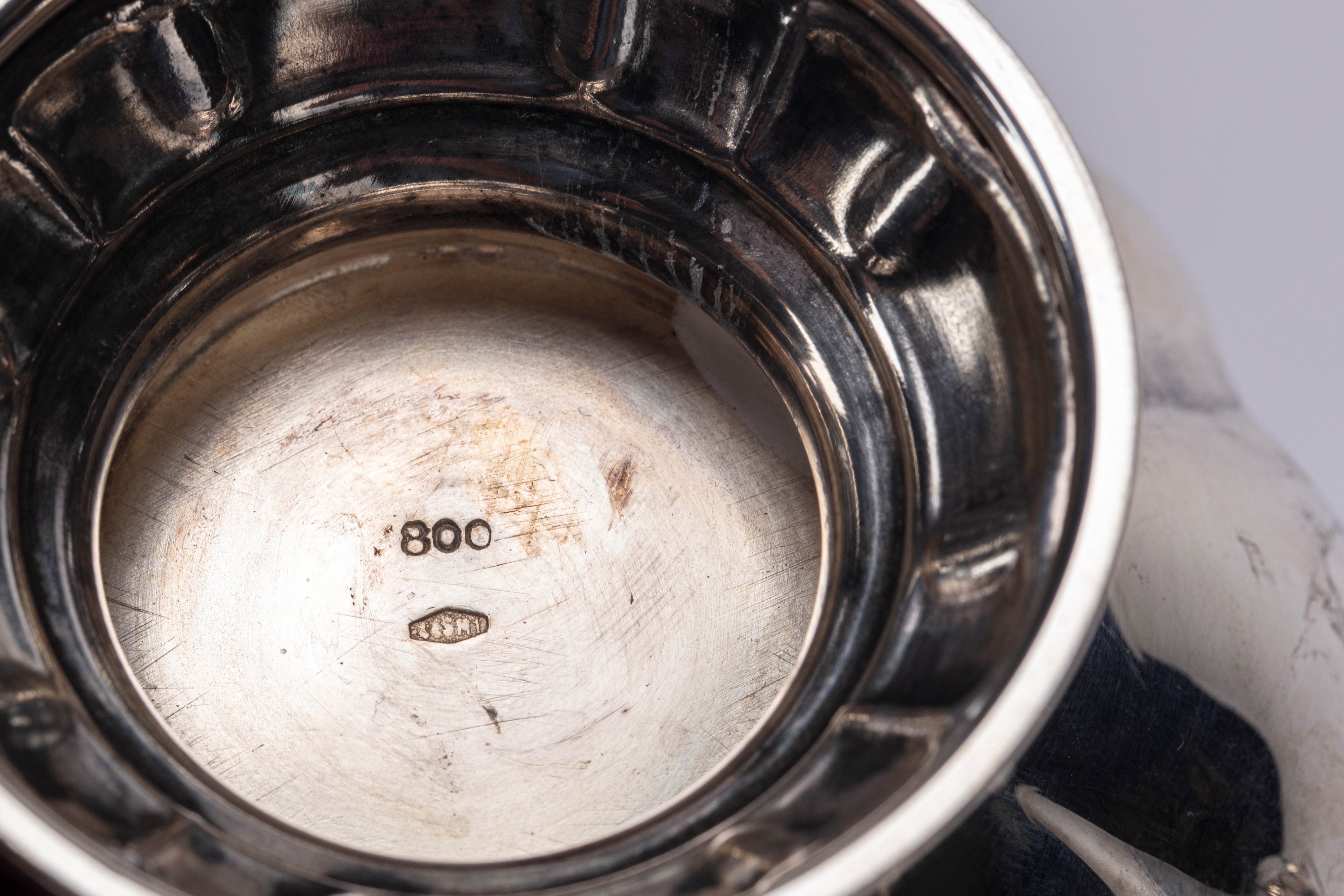 Servizio da tè e caffè in argento, Italia, prima metà secolo XX