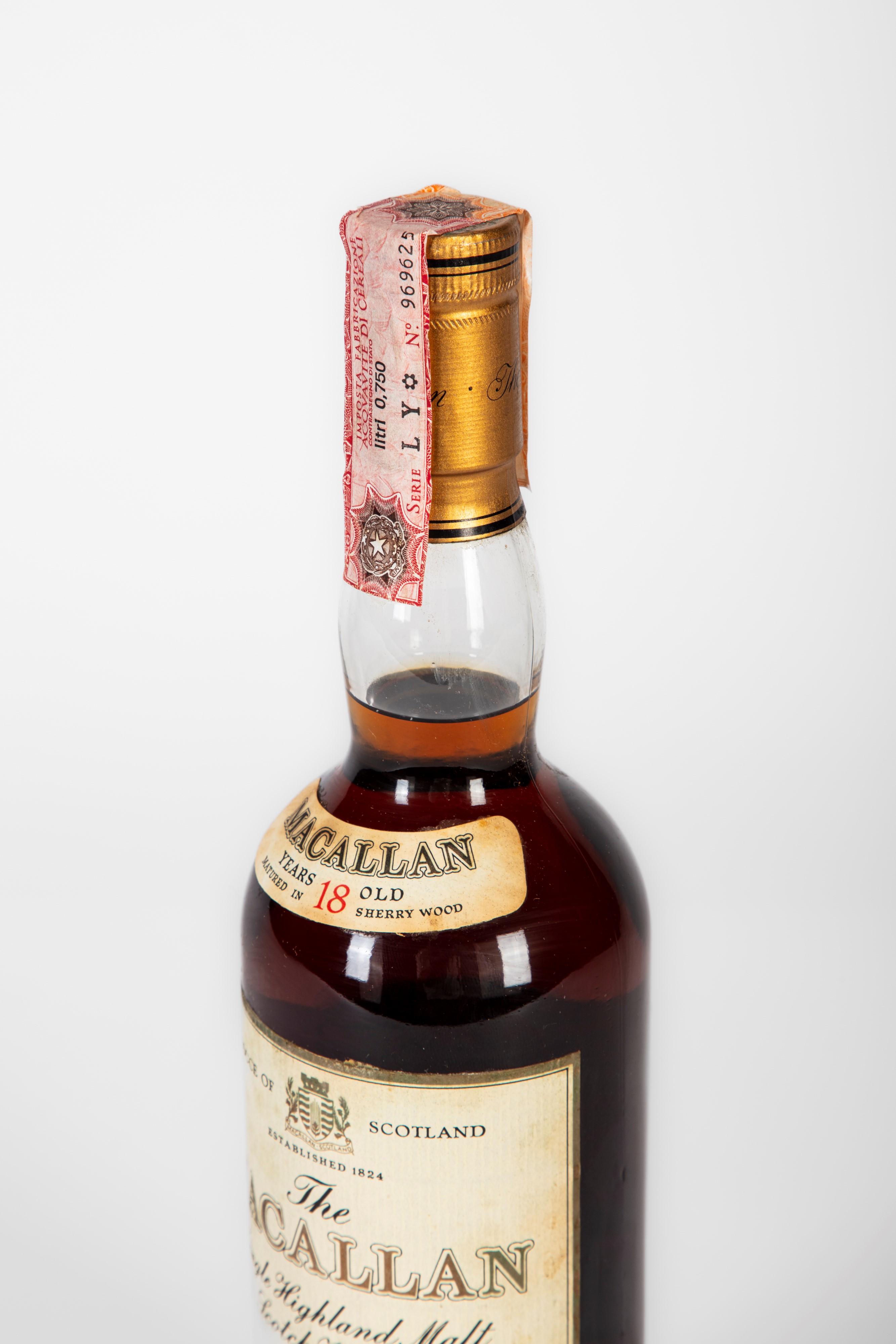 Scozia - The Macallan, 18 Years Old Sherry Oak Single Malt Scotch Whisky, Distillato nel 1967