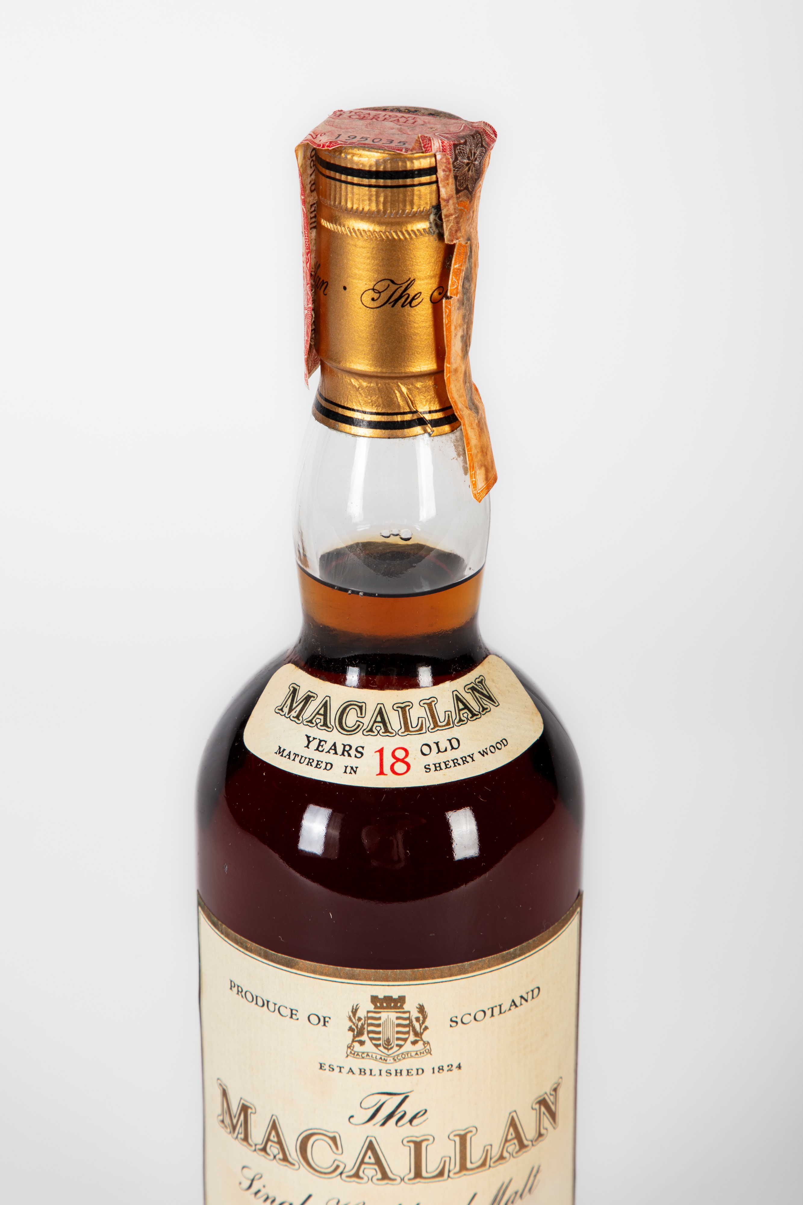 Scozia - The Macallan, 18 Years Old Sherry Oak Single Malt Scotch Whisky, Distillato nel 1968