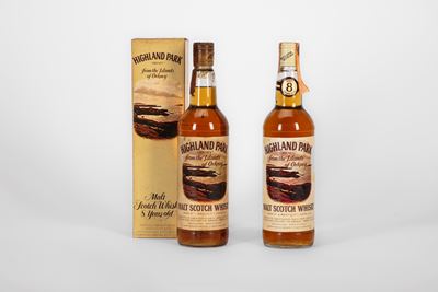 Highland Park, 8 Year Old Malt Scotch Whisky, 75 CL, 43% VOL (2 BT)