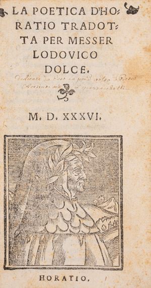 Horatio's Poetics translated by Sir Lodovico Dolce