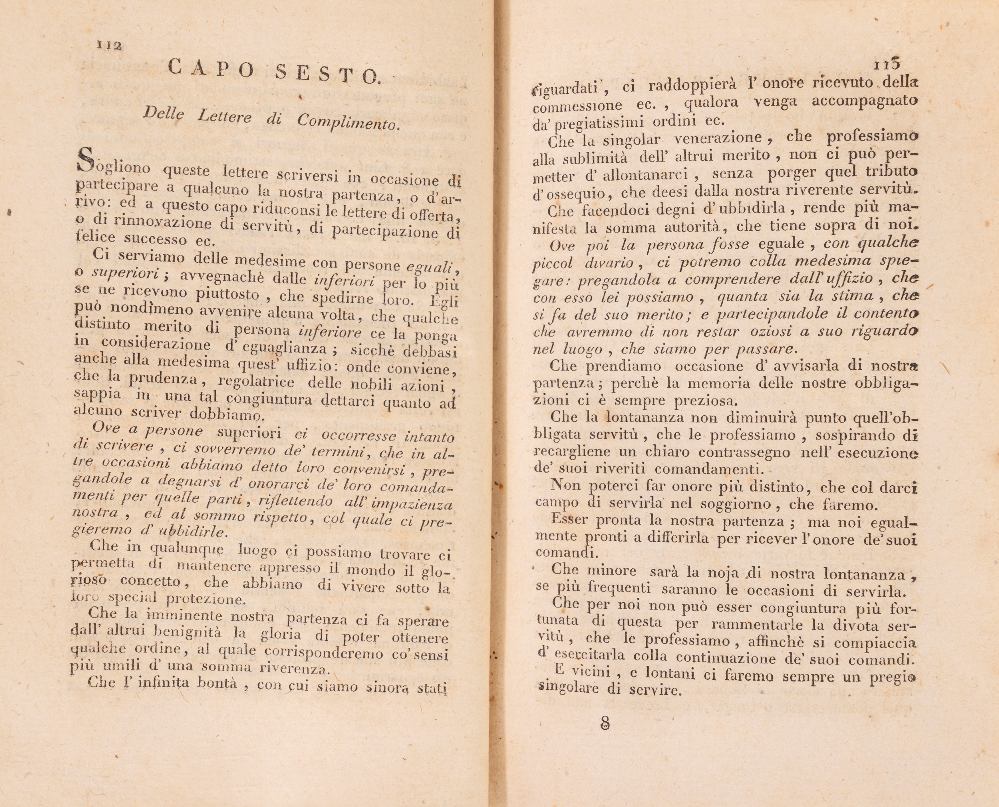Domenico Milone - Il perfetto manuale epistolare ad uso de' segretarii e de' particolari, 1816