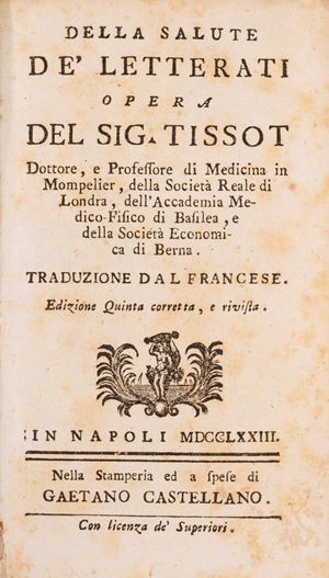 On the health of men of letters