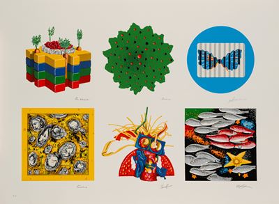 Casellario generico, serigrafia a colori su carta
