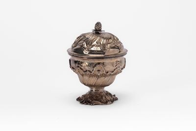 Zuccheriera in argento, Londra 1760-61