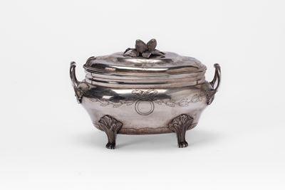 Zuccheriera in argento, Parigi, 1785-87