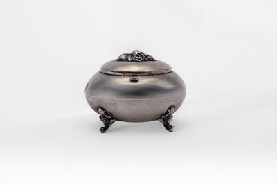 Zuccheriera in argento, Germania, circa 1860