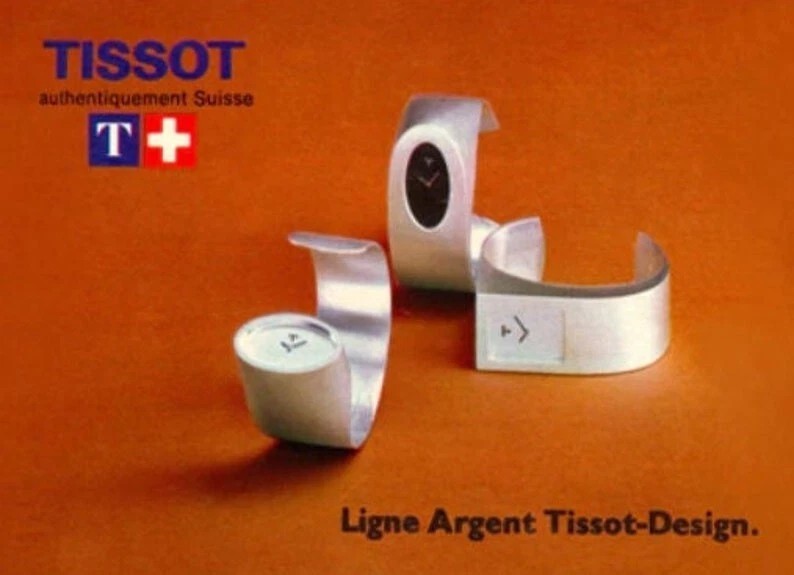 Tissot Pekka Piekäinen Design - Orologi bracciale Tissot, lotto di tre esemplari argentati degli ...