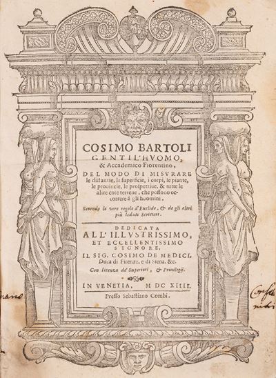 Del modo di misurare le distantie, le superficie, i corpi, le piante, le prouincie, secondo le ue...
