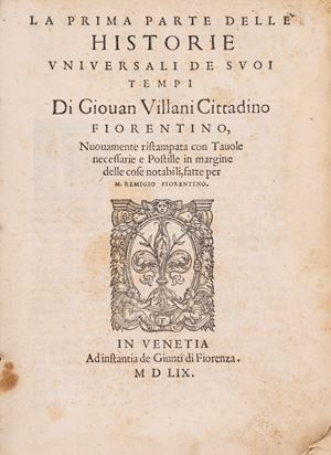 The first part of the universal histories of his times