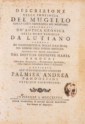 Description of the province of Mugello
