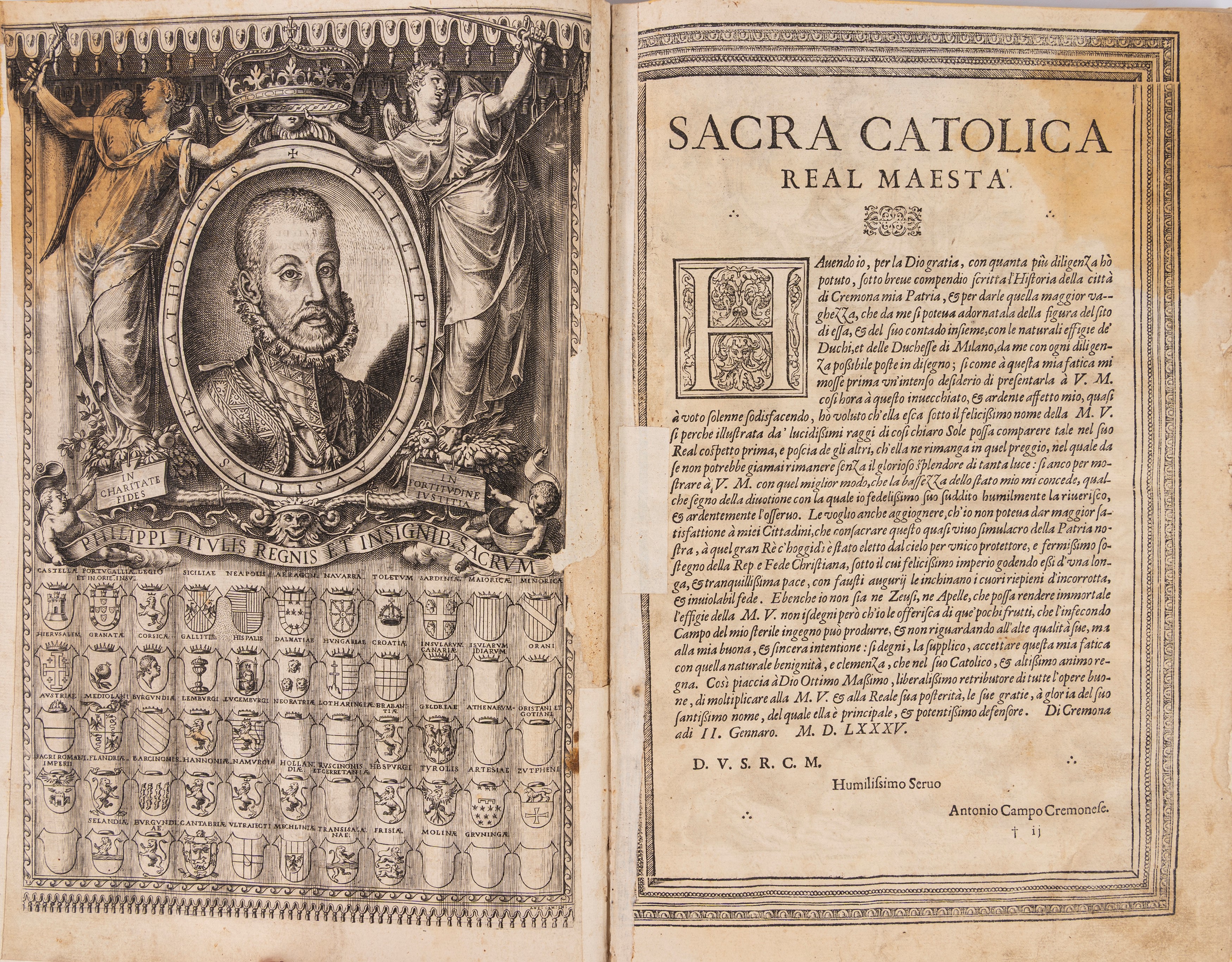 Antonio Campo - Cremona fedelissima città et nobilissima colonia de romani, 1585