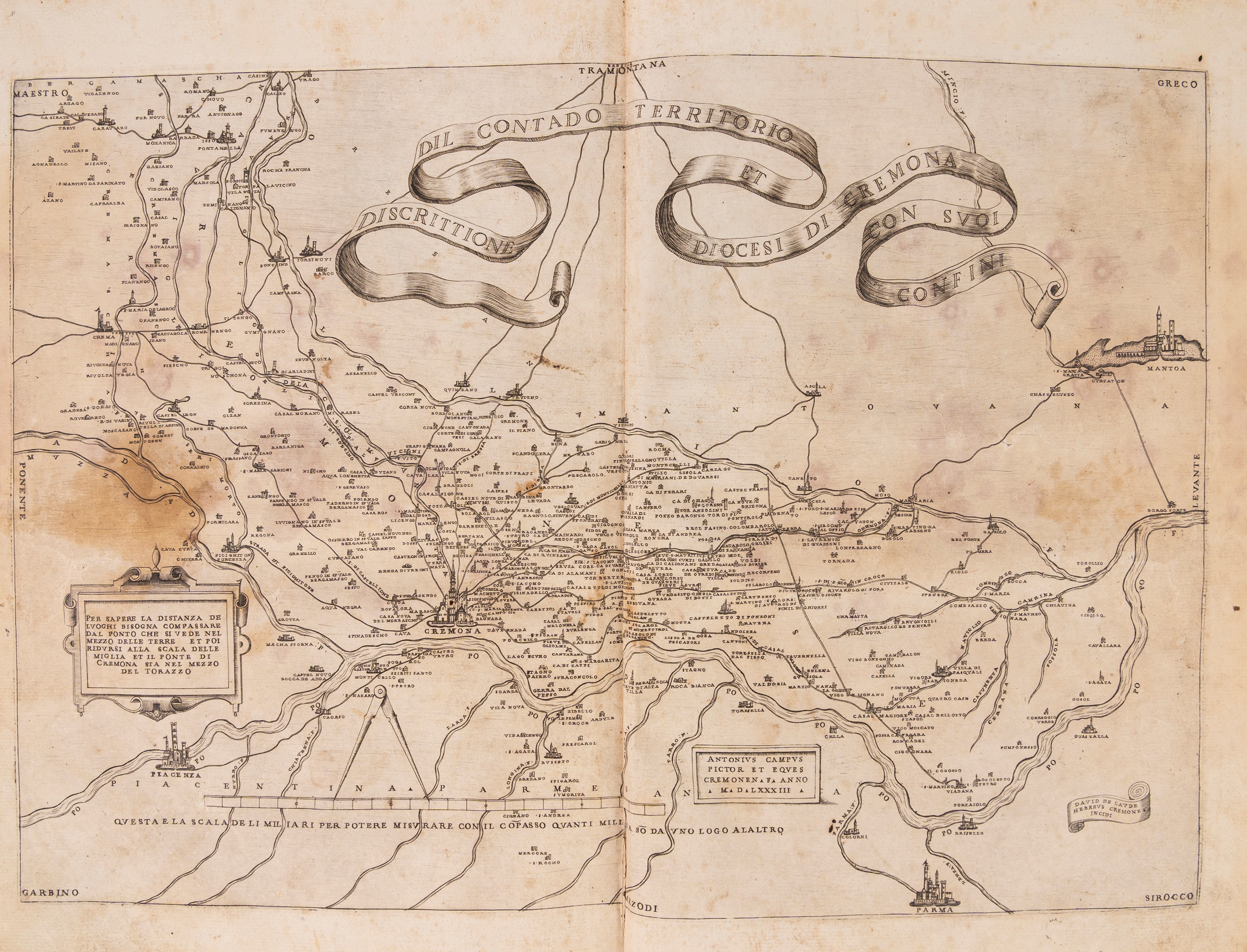 Antonio Campo - Cremona fedelissima città et nobilissima colonia de romani, 1585