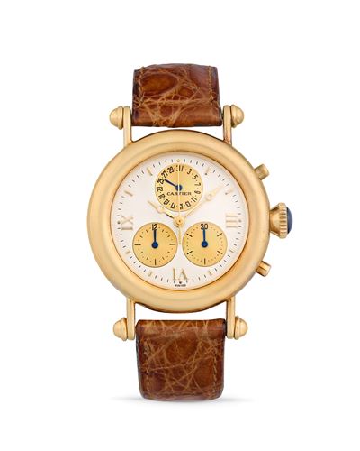 Cronografo Diabolo 1400, oro 18k, anni '90