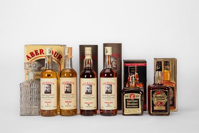 Selezione Aberlour Glenlivet, 6 bottiglie di whisky di malto