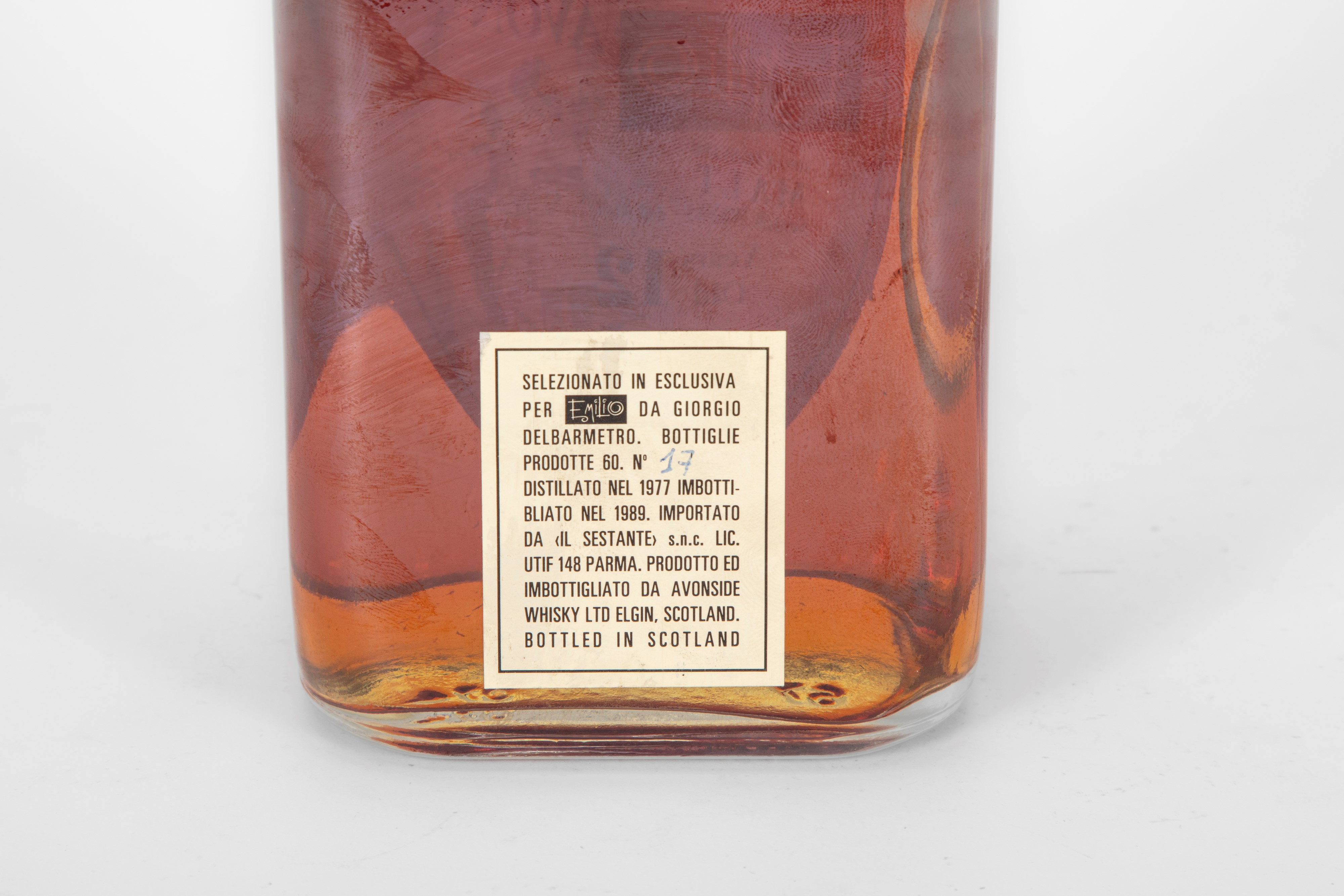 Scozia - Glen Avon, 'Emilio' 12 Year Old Fine Old Single Highland Scotch Whisky