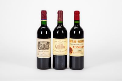 Selezione Bordeaux, 3 Bottiglie di Vini Pregiati