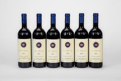 Verticale Tenuta San Guido Sassicaia Bolgheri (6 BT, 2015-2021)
