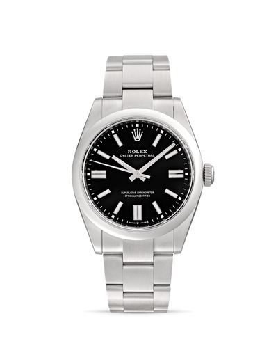 Oyster Perpetual 134300, acciaio, quadrante nero