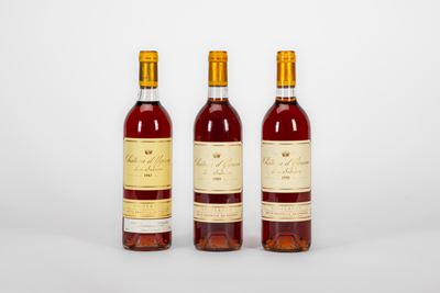 Chateau d'Yquem, Selezione di 3 Bottiglie (1983, 1989, 1990)