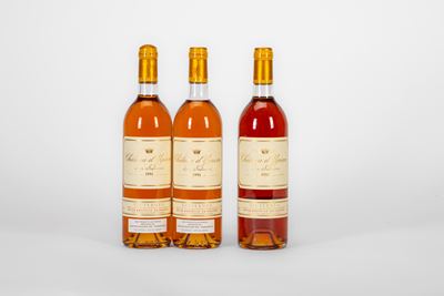 Chateau d'Yquem, 3 Bottiglie (2 BT 1991, 1 BT 1993)