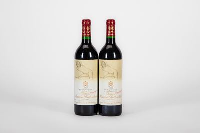 Chateau Mouton Rothschild, 2 Bottiglie, 1993