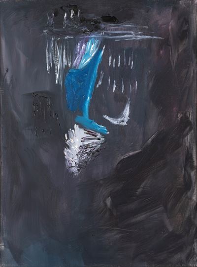 Dalla serie delle ipotesi ultime, Opera 2, olio su tela, 1963