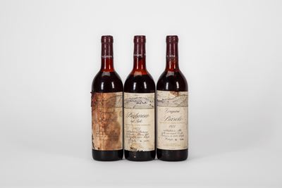 Selezione Ceretto (3 BT) - Ceretto Barolo Grignorè 1974 e Ceretto Barbaresco Asili 1975