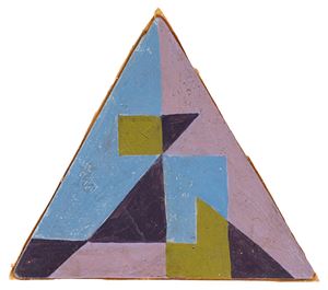 Motivo futuristico celeste per segnaposto